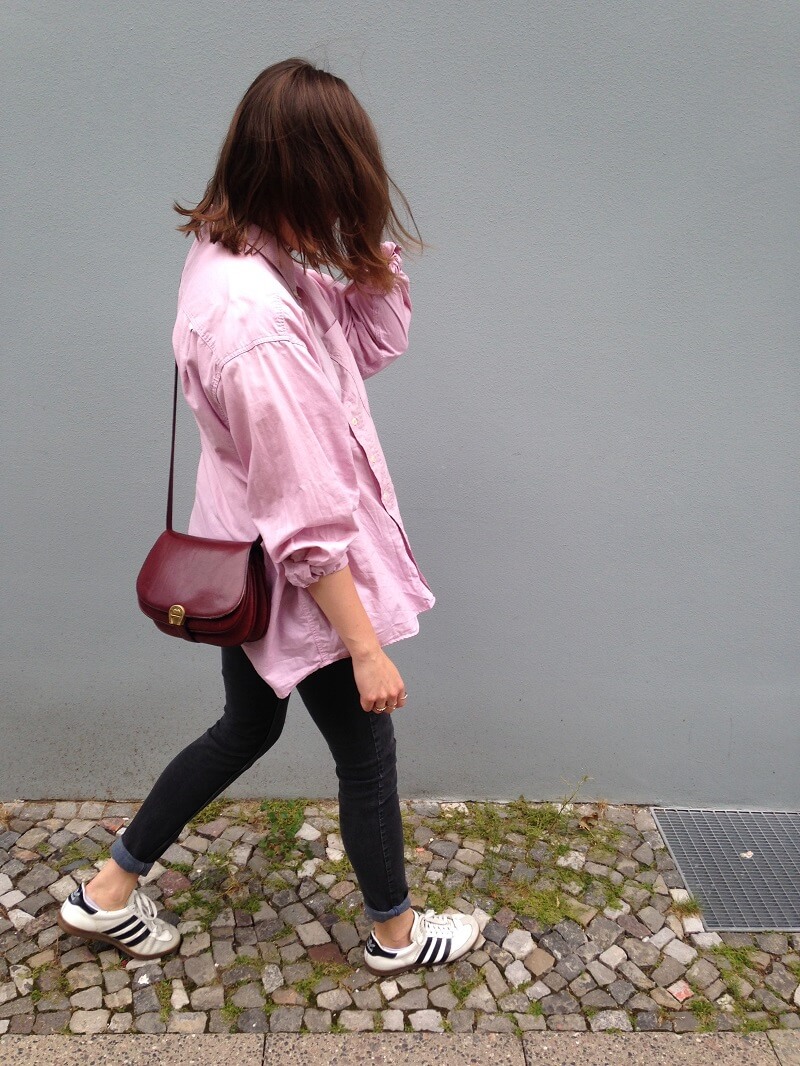 outfit rosa hemd