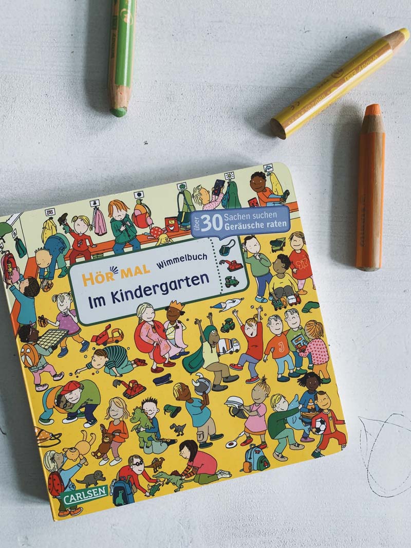  Hör mal (Soundbuch): Wimmelbuch: Im Kindergarten von Julia Hofmann, Dunja Schnabel